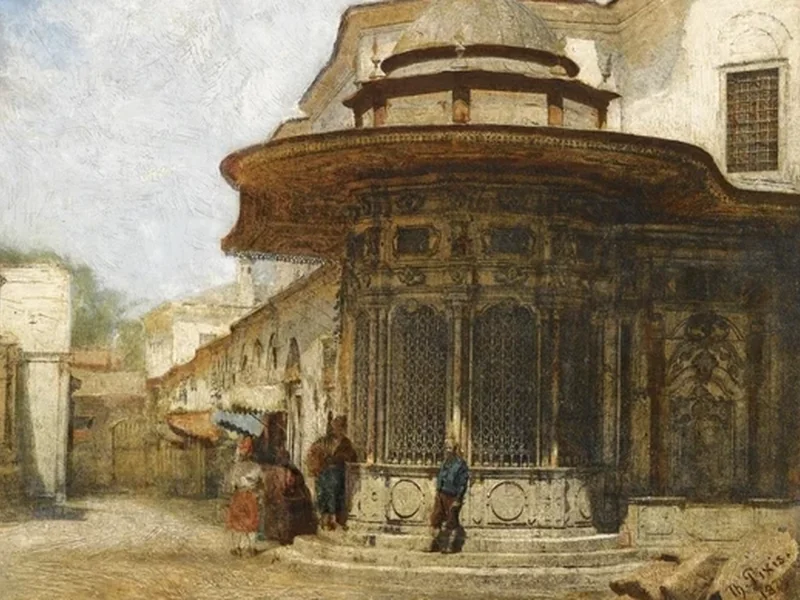 1831-Theodor Pixis - Un chiosco ottomano
